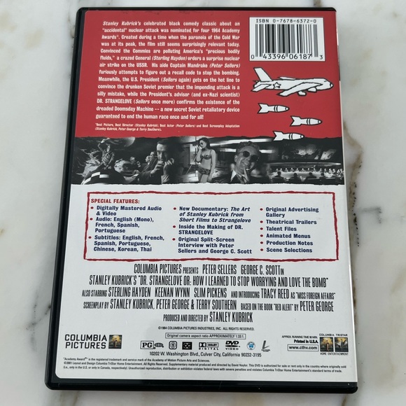 DR. STRANGELOVE SPECIAL EDITION DVD - Picture 3 of 3